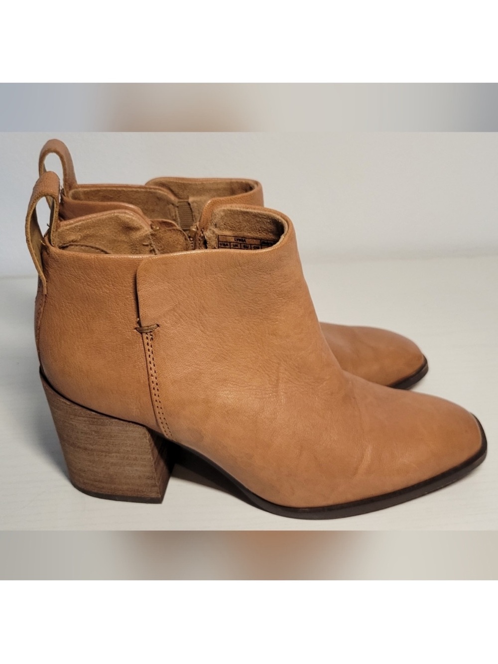 Vionic Classic Tan Leather Ankle Bootie - Women